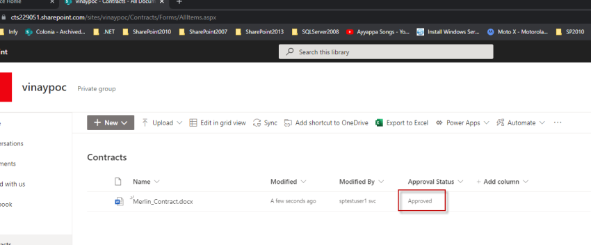Document Approval In SharePoint Modern Sites